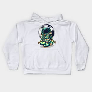 Astronaut Yoga Kids Hoodie